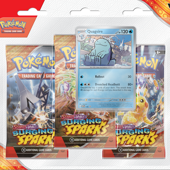 Pokemon SV8 Surging Sparks 3pk Blister