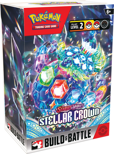 Pokemon SV7 Stellar Crown Build and Battle Box