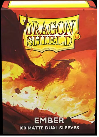 Dragon Shield Sleeves Dual Matte (100ct): Ember ($8.70 MOQ 10 units)