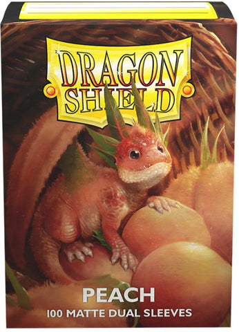 Dragon Shield Sleeves Dual Matte (100ct): Peach ($8.70 MOQ 10 units)