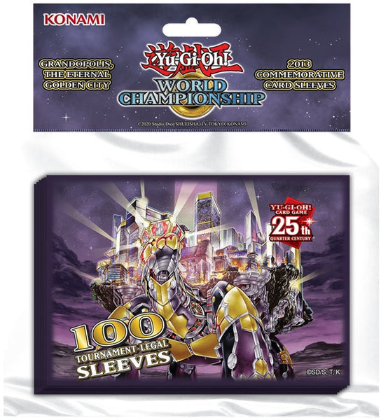 YGO World Championship Grandopolis Eternal Golden City Card Sleeves (Pre-Order)