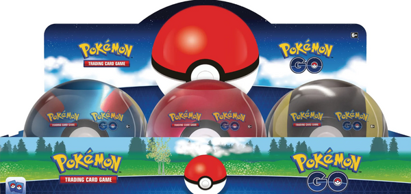 Pokemon Go Pokeball Tin Display of 6