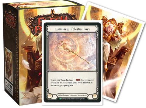 Flesh and Blood Sleeves (100ct): Matte Art - Prism Advent of Thrones ($7.00/each MOQ: 10)