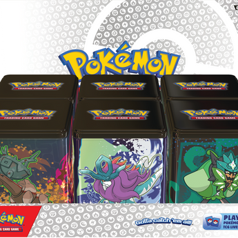 Pokemon 2025 Q1 Stacking Tins Case (Pre-Order, Allocated)