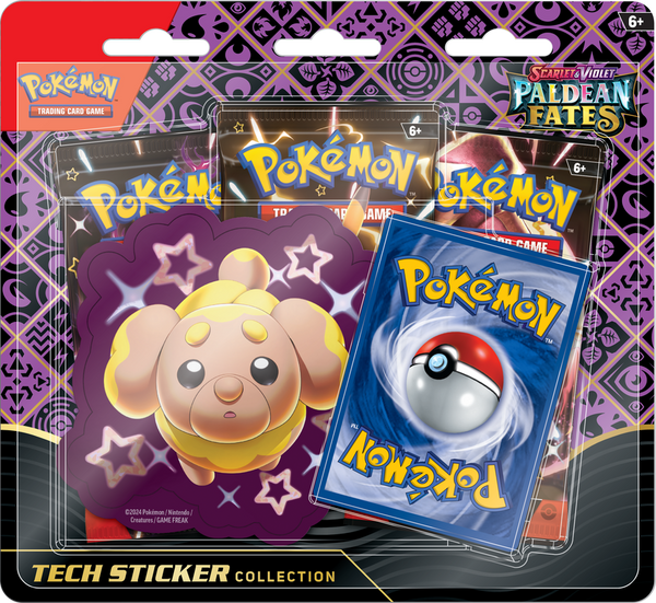 Pokemon SV4.5 Paldean Fates Tech Sticker Collection