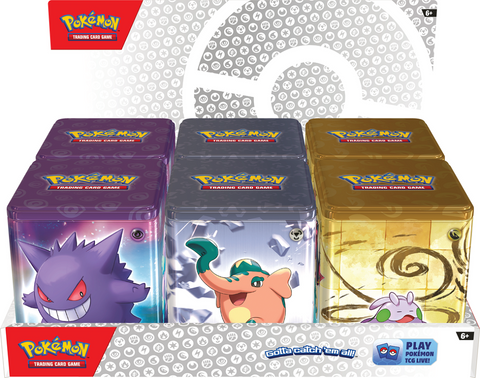 Pokemon 2024 Q1 Stacking Tins Case