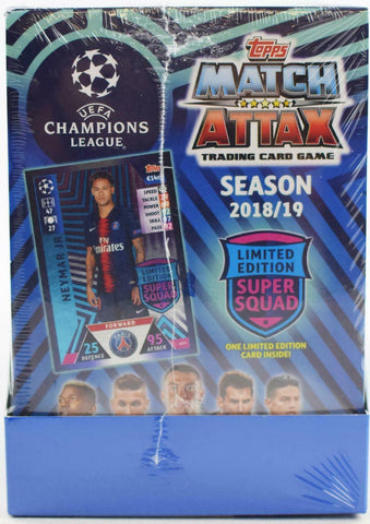 18/19 Topps UEFA Champions League Match Attax Hobby Box