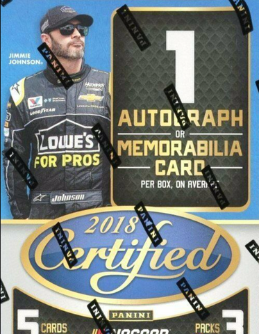 2018 Panini Racing Certified Blaster Box