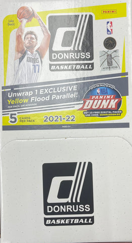 21/22 Donruss Basketball Value/Gravity Feed Box