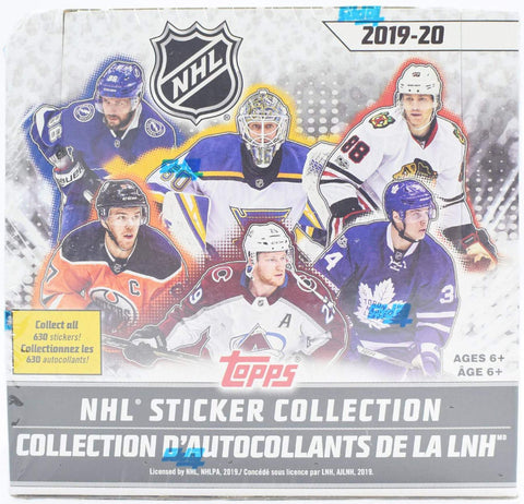 19/20 Topps Hockey Sticker Box (50 Pack Box)