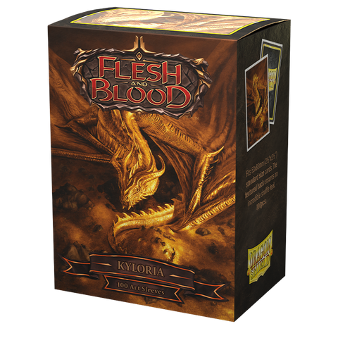 Flesh and Blood Sleeves (100ct): Matte Art - Kyloria ($7.00/each MOQ: 10)