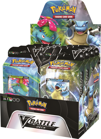 Pokemon V Battle Deck -  Venusaur vs Blastoise Display